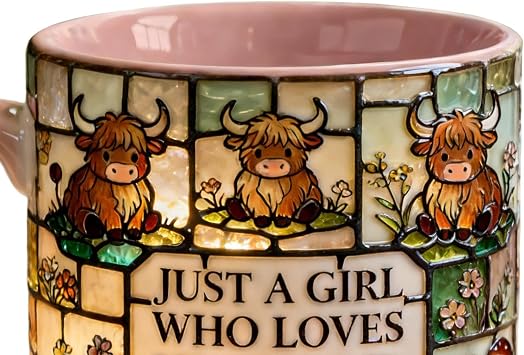 Cow Coffee Cup Ceramic Cow Pattern Cup