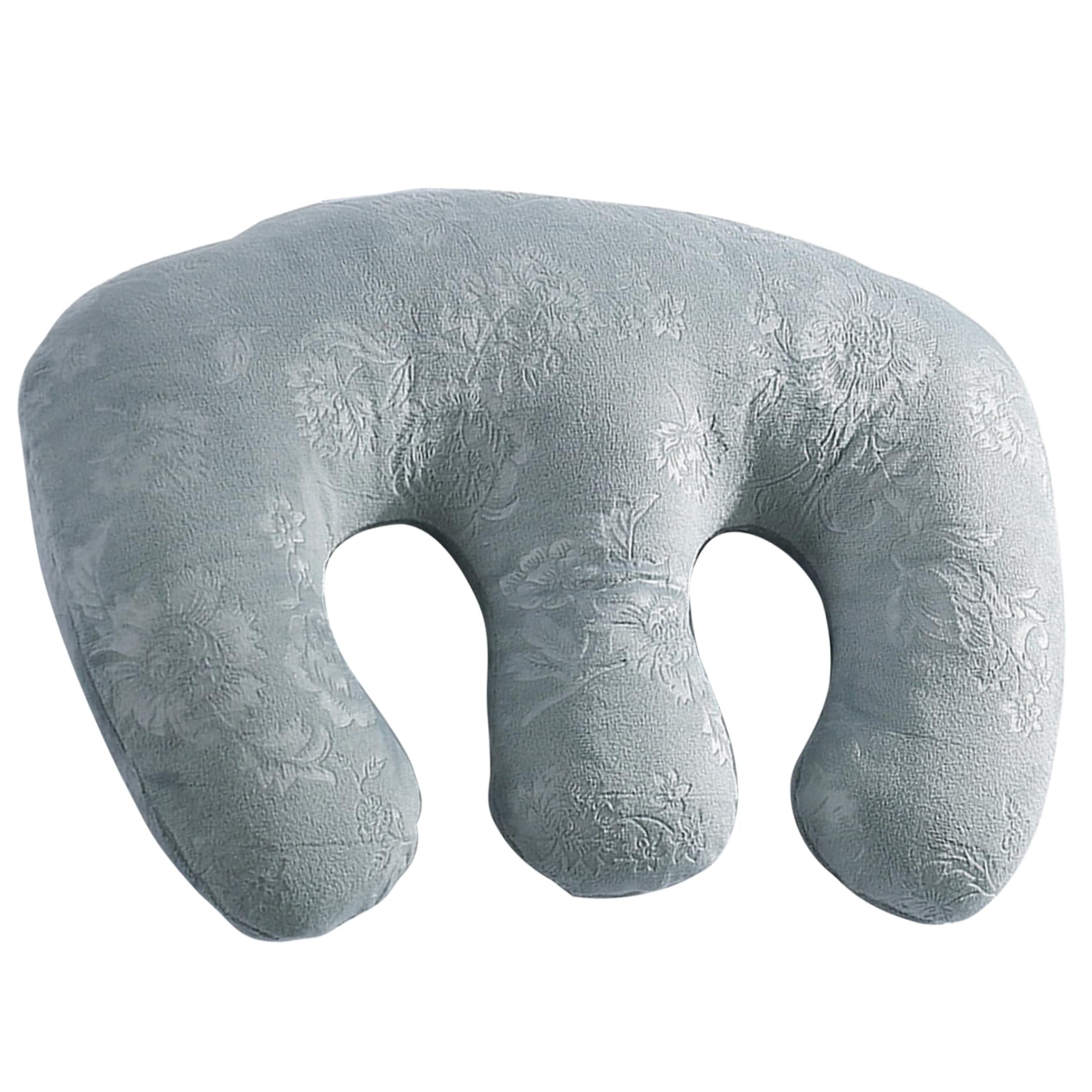 Vistnale Prone Pillow, Breast Pillow, Ergonomic Detachable Chest, Prone Cushion for Napping, Breast Support Pad Bolster SPA Beauty Salon Massage Table Sleep, Grey