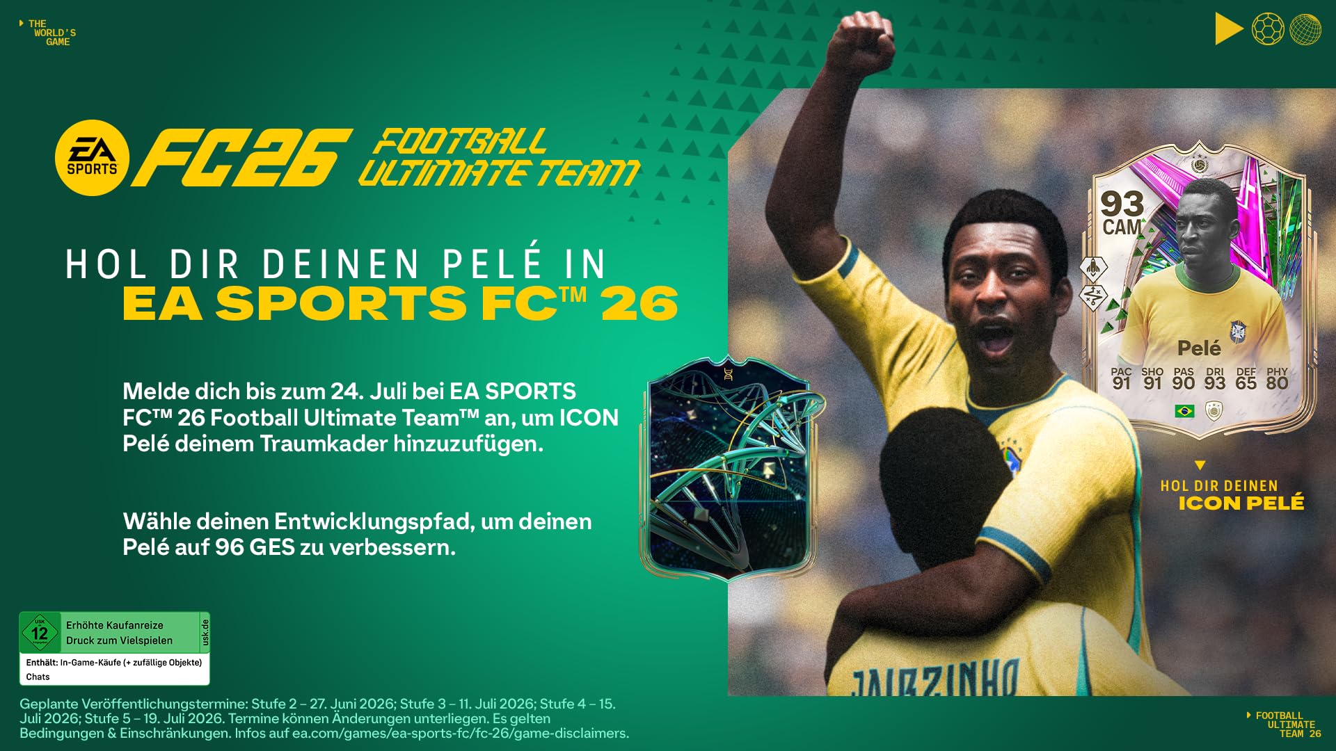 EA SPORTS FC 26 Standard Edition Switch | Software-Schlüsselkarte | Deutsch