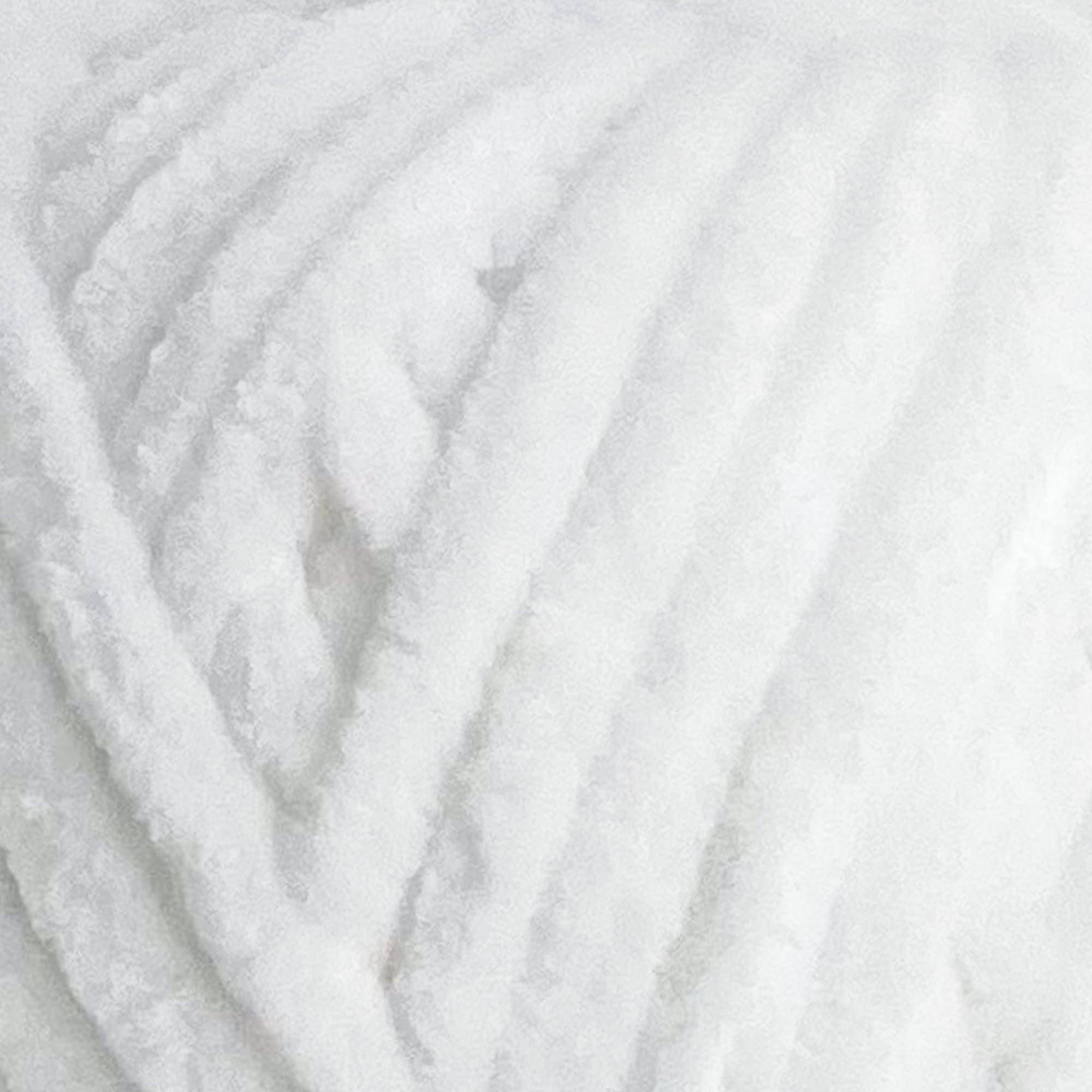 Velvet - Hilo de felpilla XL, hilo grueso súper voluminoso para ganchillo, hilo de felpa suave y esponjoso para ganchillo, 100 g/74 yardas, ideal para mantas de bebé y amigurumis (blanco, 3