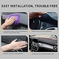 Vista 6 de Protector para tablero de automóvil Compatible con Toyota Sienna 2004 2005 2006 2007 2008 2009 2010 (Beige)