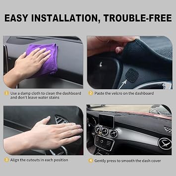 Dash Cover Custom Fit for 2004-2006 Lexus RX330,2007-2009 RX350, 2006-2008 RX400h,Dashboard Cover Mat Pad with Center Speaker Holes(Beige) | Beige Dashboard Cover Mat Pad with Center Speaker Holes