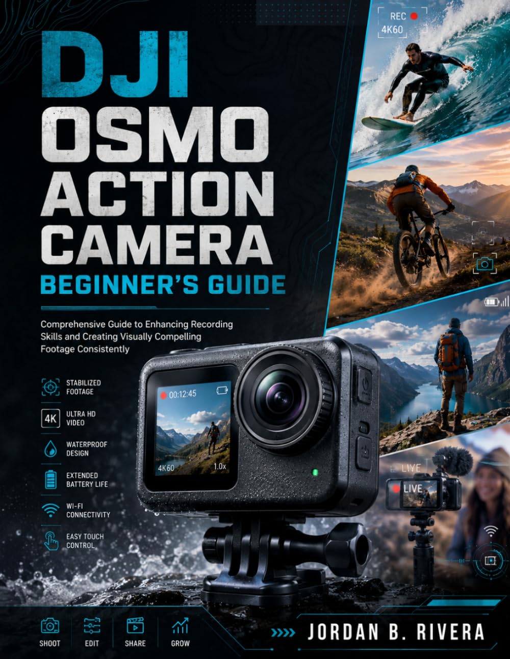 DJI OSMO ACTION CAMERA BEGINNER'S GUIDE: Comprehensive Guide to Enhancing Recording Skills and Creating Visually Compelling Footage Consistently