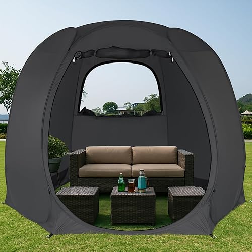 Alvantor Tienda de campaña con pantalla desplegable para la casa, toldo instantáneo para acampar al aire libre, glorieta para patio, patio trasero y