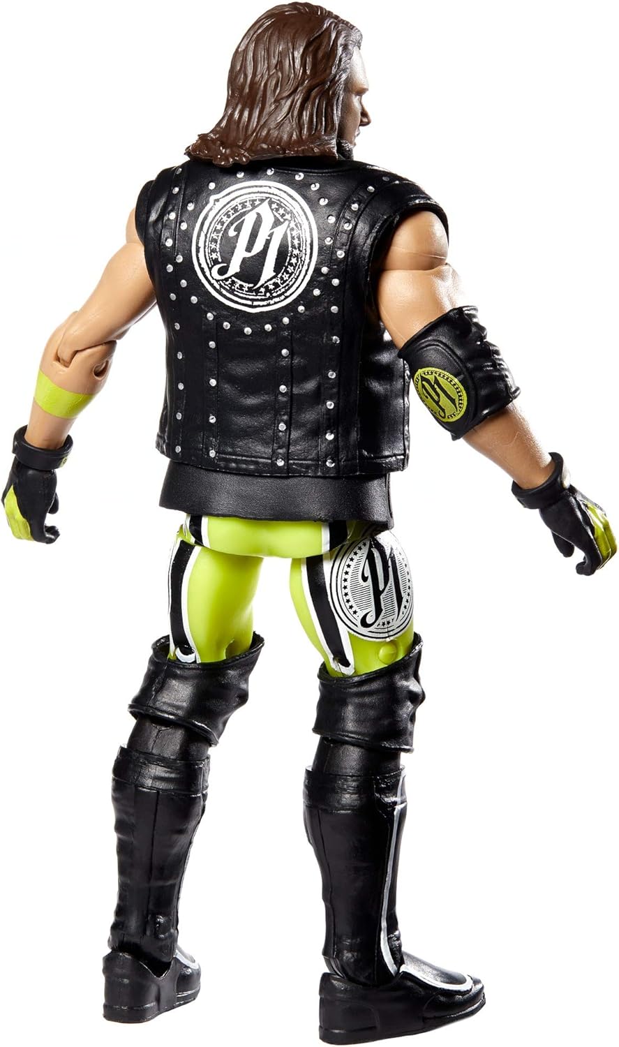 WWE AJ Styles Elite Series #74 Deluxe Action Figure with Realistic Facial Detailing, Iconic Ring Gear & Accessories