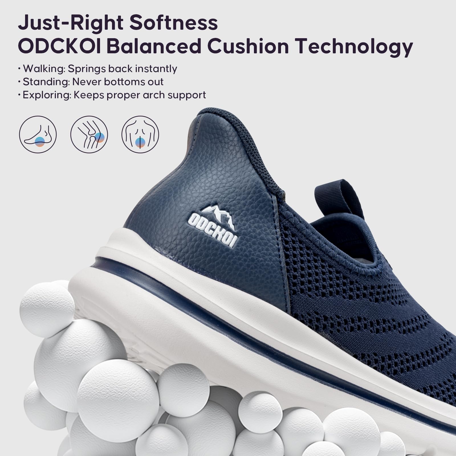 Scarpe da uomo senza lacci, comode, senza lacci, da tennis