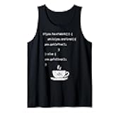 Programming Coffee Programmer Coder Software Developer Tank Top