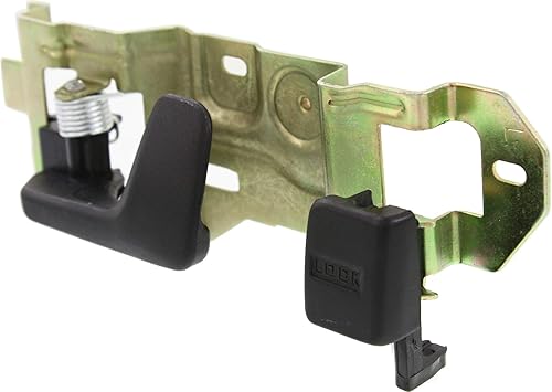 Miniatura 2 de Garage-Pro Manija de puerta interior compatible con Honda Civic Coupe 1996-2000 delantero, lado del conductor, color negro