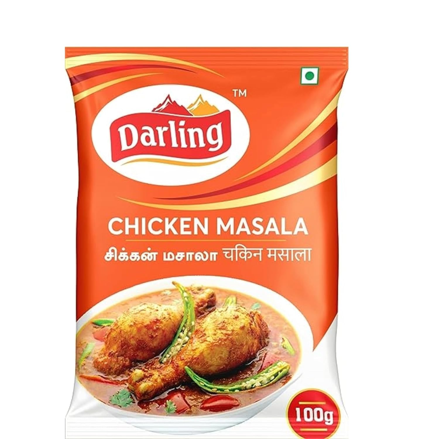 Darling Non Veg Combo Pack | 8 Varieties Masala Mix – Chicken, Mutton, Fish Curry, Biryani, Fish Fry, Garam Masala, Kulambu Chilli Powder & Turmeric | Authentic Indian Spices | 600g Pack