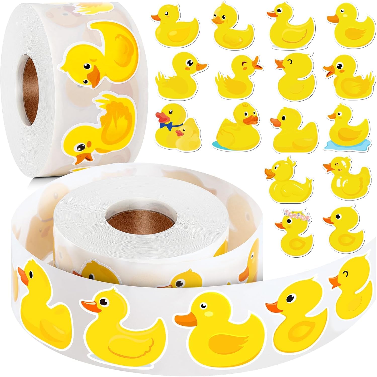 Calcomanías de pato bonitas para recuerdos de cumpleaños y regalos