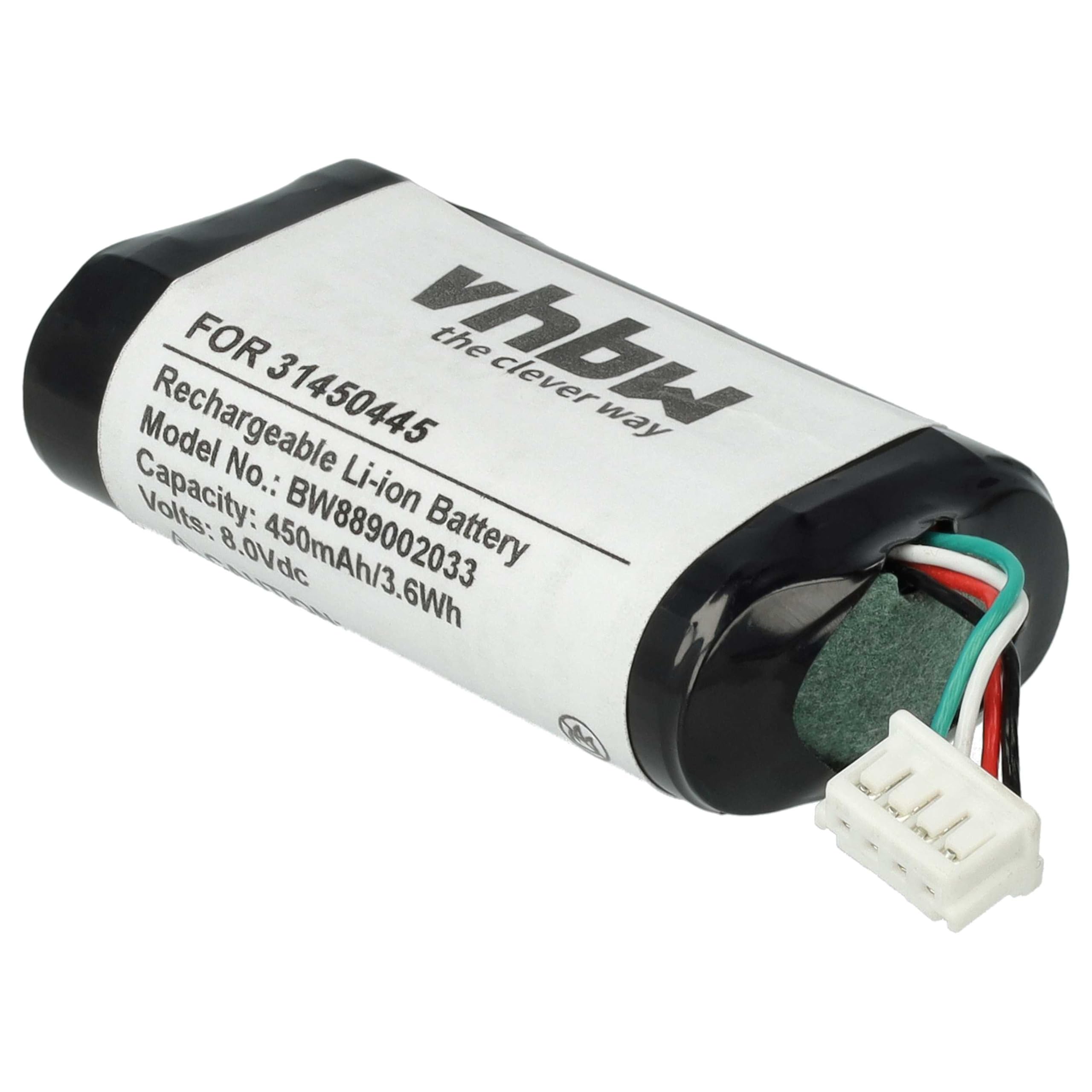 vhbw bateria zamienna do Volvo 31450445 do komputera samochodowego | Pojazd PC (450 mAh, 8 V, Li-Ion)