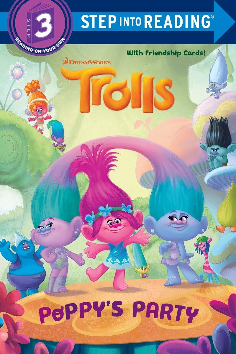 Poppy's Party (DreamWorks Trolls) (Step into Reading) Paperback – Big Book, 27 September 2016