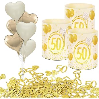 Table Decoration Golden Wedding Set Golden Wedding Decoration