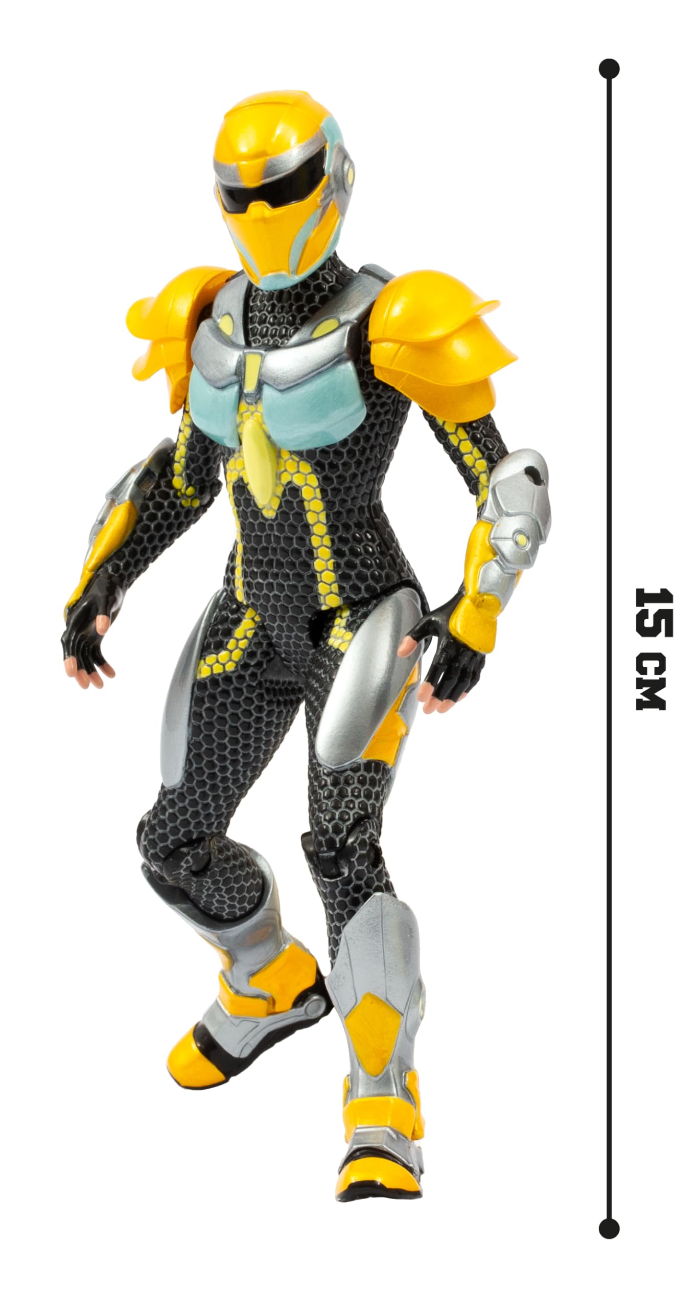 Gormiti Actionfigur Scion Skye 15cm - Mit Rüstung Und 9 Gelenken