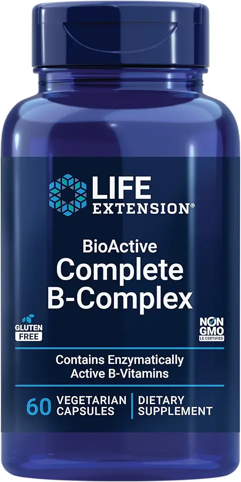 Bioactive Complexo B (60 Veggie Capsules) Life Extension