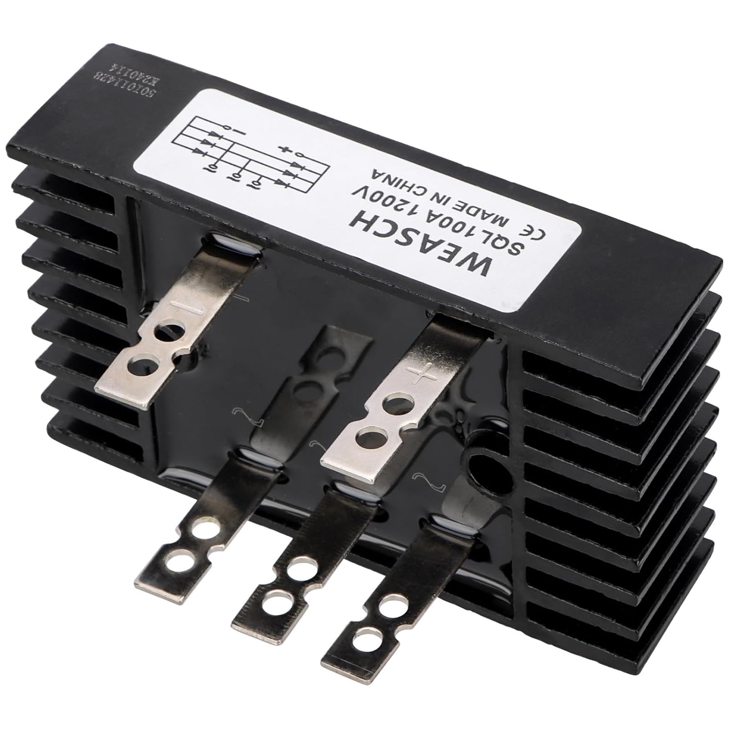 Three Phase Bridge Rectifier, SQL-100A, AC to DC, 100A 1200V, Diode Module (1)