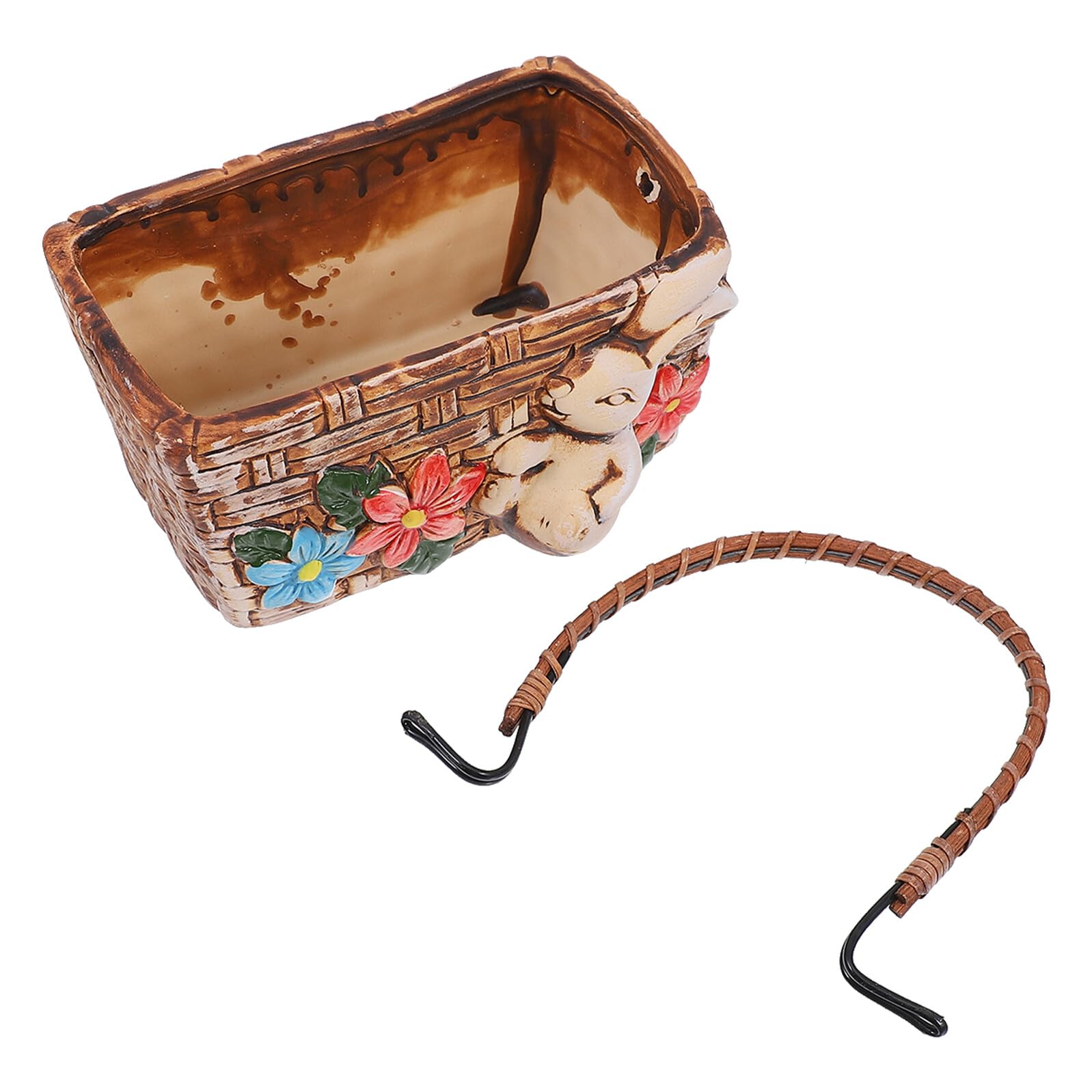 Pot de fleurs lapin céramique VICASKY pour embellir vos fenêtres