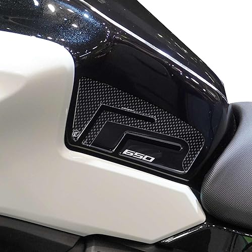labelbike - 2 calcomanías de resina de gel 3D para protección de tanque de motocicleta compatibles con Kawasaki VERSYS 650