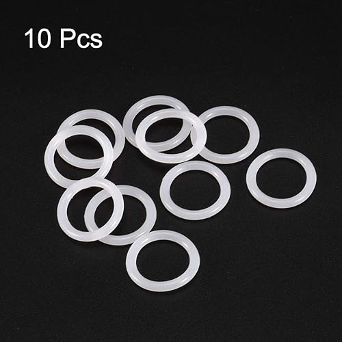 Miniatura 9 de uxcell Juntas tóricas de silicona, 0.512 in OD 0.323 in ID 0.094 in Ancho VMQ Junta de sello para válvulas de compresor reparación de tuberías,