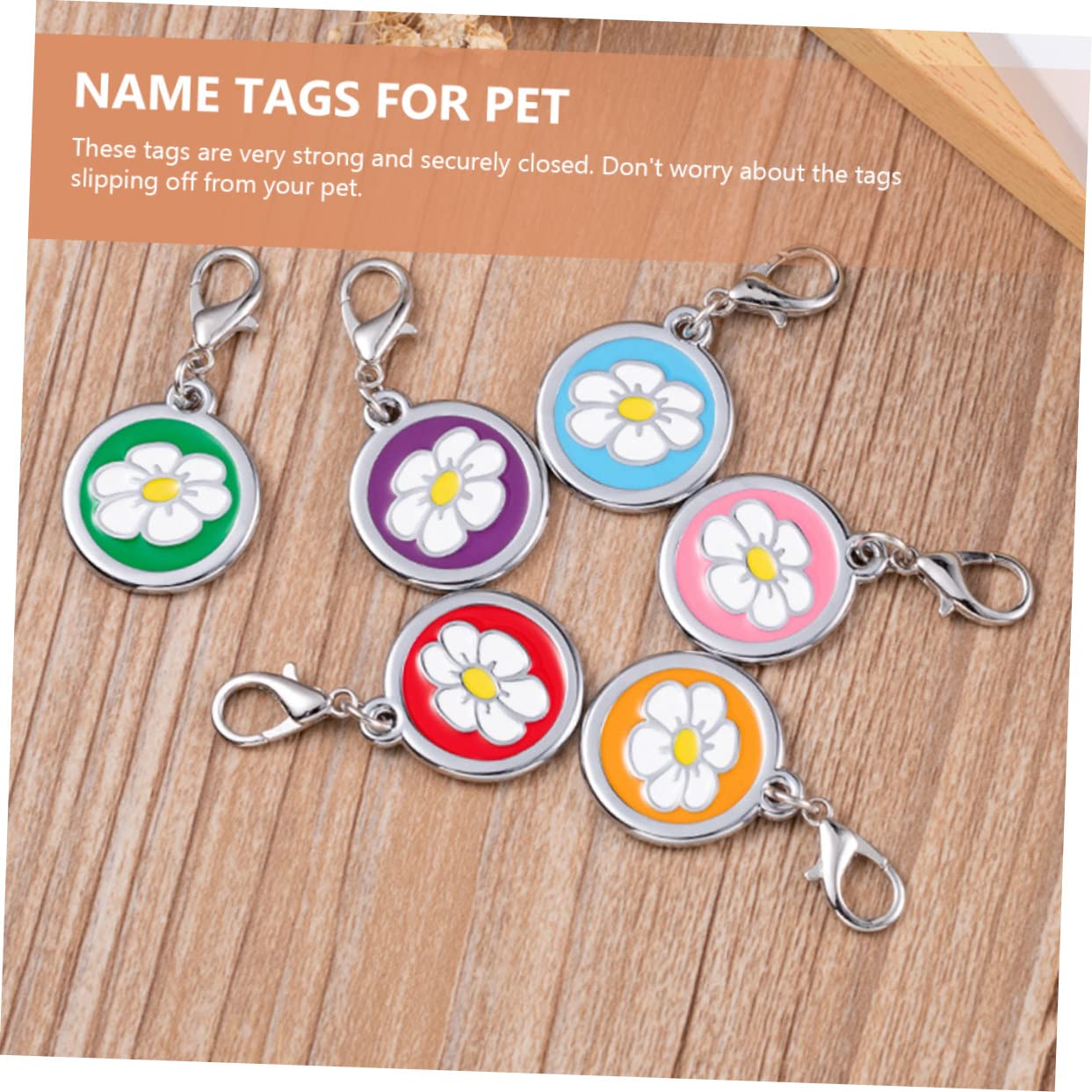 Mipcase 25piezas Placas De Identificación Para Mascotas De Etiquetas Para Perros Personalizables y Resistentes Al Agua Para Collares De Perro y Gato