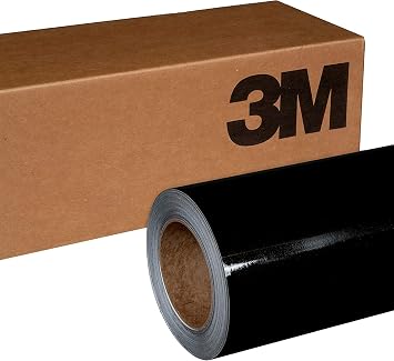 3M 1080 G12 Gloss Black 5ft x 3ft (15 Sq/ft) Car Automotive Wrap Vinyl Film