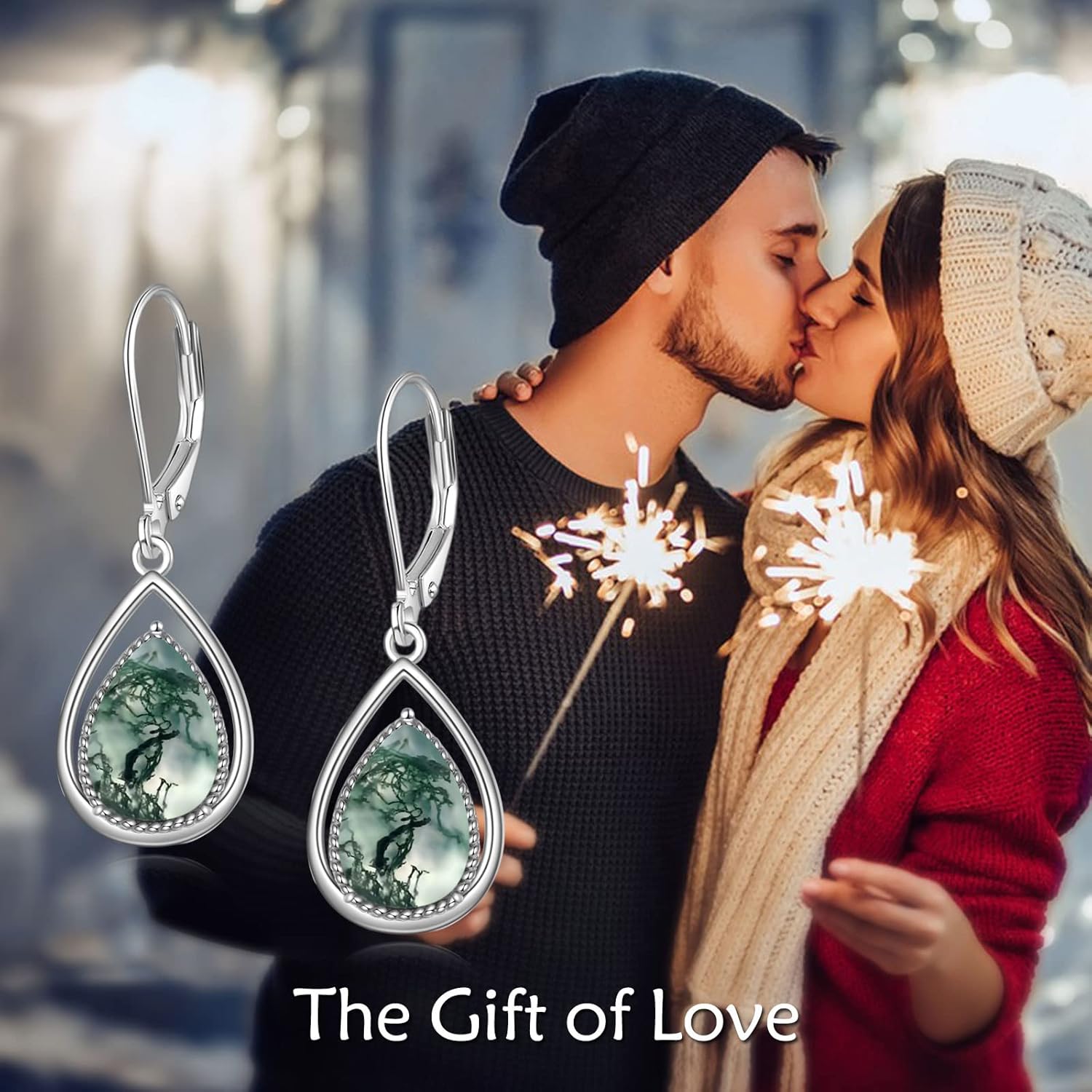 VONALA Dangle Earrings 925 Sterling Silver Opal Larimar Lapis Sapphire Turquoise Moss Agate Crystal Dangling Earrings Jewelry Gift for Women