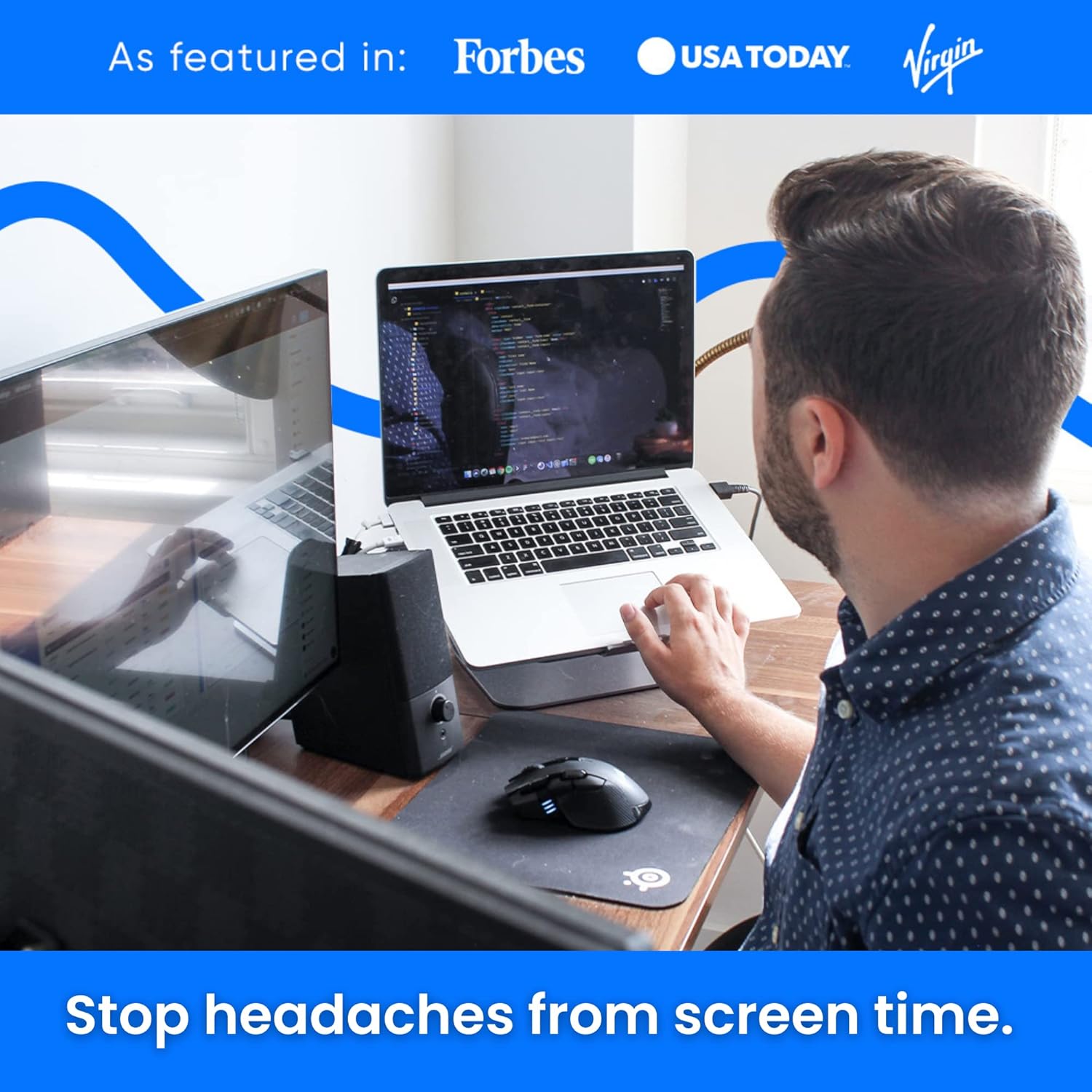 Ocushield for Macbook Air 13” - Anti Blue Light Screen Protector for Macbook Air 13” (2018-2020) Anti Glare - Privacy Filter - Designed by Optometrists - 100 Day Easy Returns (Models A1932, A2179)