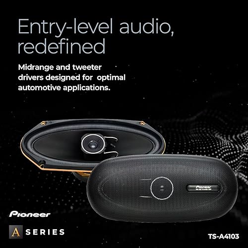 Miniatura 3 de Pioneer TS-A4103 4 x 10 Altavoces de coche de 2 vías (par)