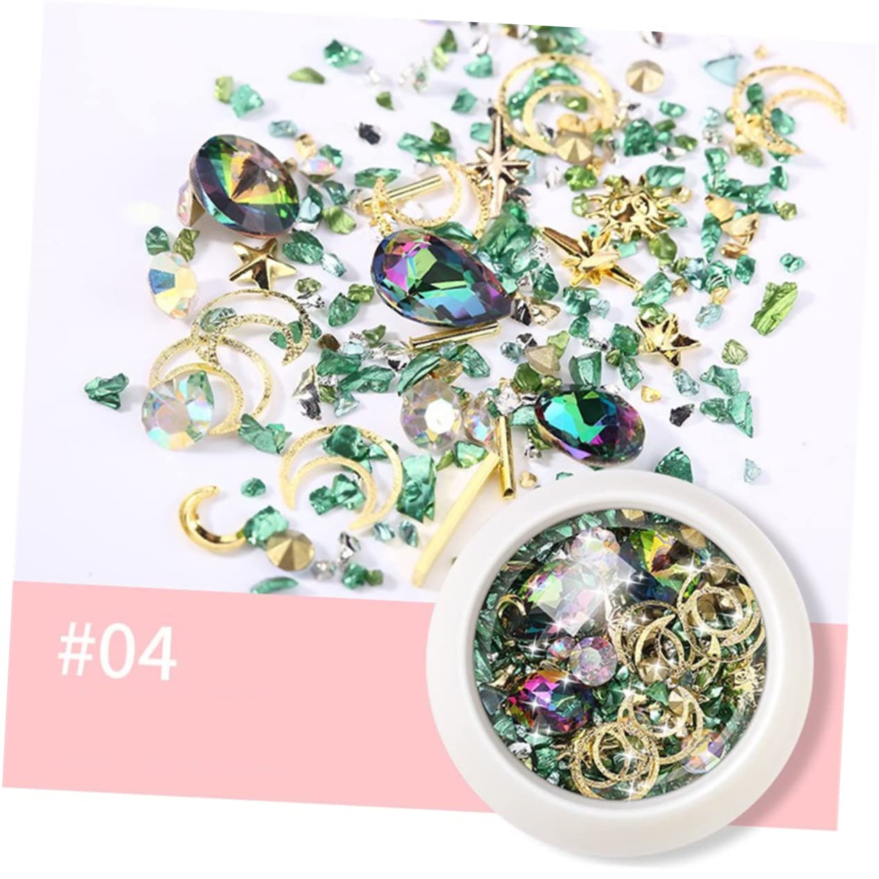 18 Set Accessori per Nail Art con Decorazioni Manicure Te per Unghie Artificiali e Naturali Materiali Leggeri e Resistenti per Donne e Appassionate Unghie
