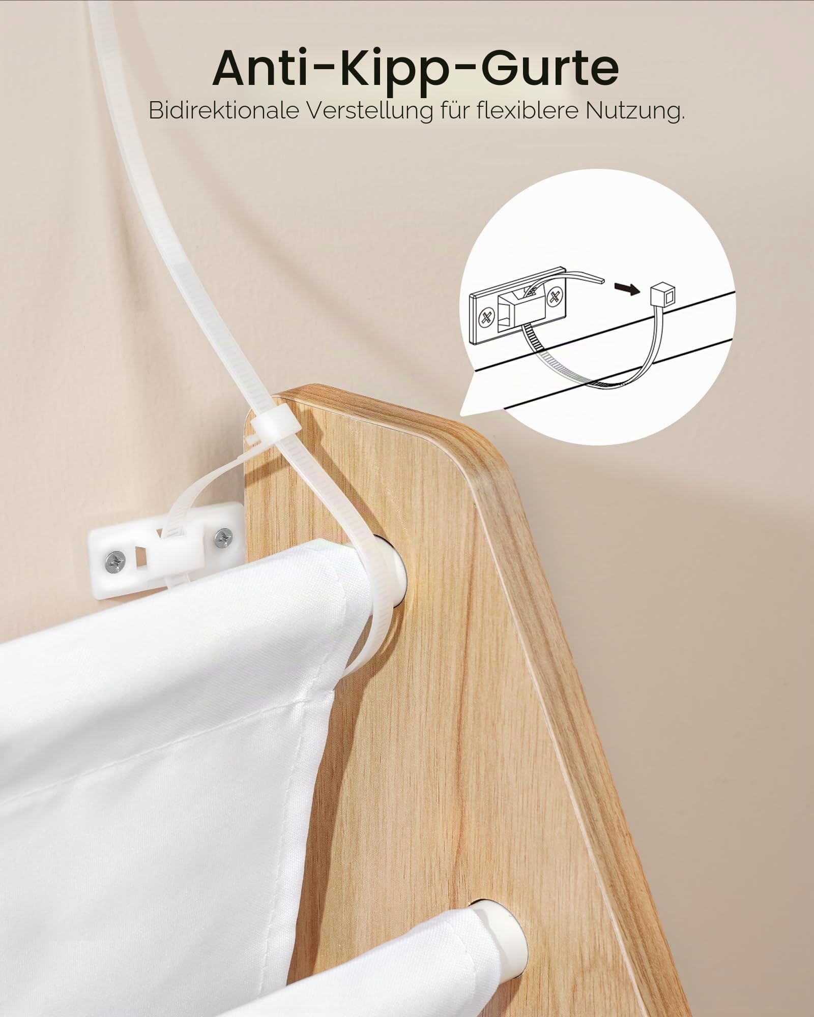 CHOEZON 6-stöckiges Kinder-Bücherregal, Kinderregal, Spielzeug Aufbewahrung Regal, Kinderspielzeug Regal, für Kinder 3-8 Jahre alt, für Kinderzimmer, Spielzimmer, Natur und Weiß DMCW07WB