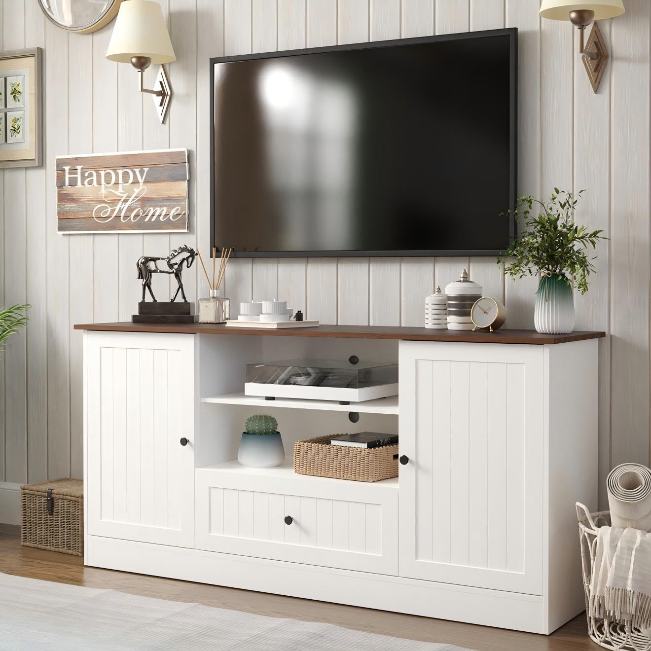 バンブーファニチャーテレビステーション【cabinet】 Touchstone 70062 Bungalow TV Lift Cabinet for TVs Up To 60 Inches