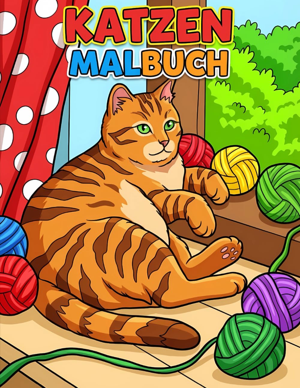 Katzen Malbuch: Liebevolle und lustige Motive zum Ausmalen für Jungen, Mädchen und kreative Teenager