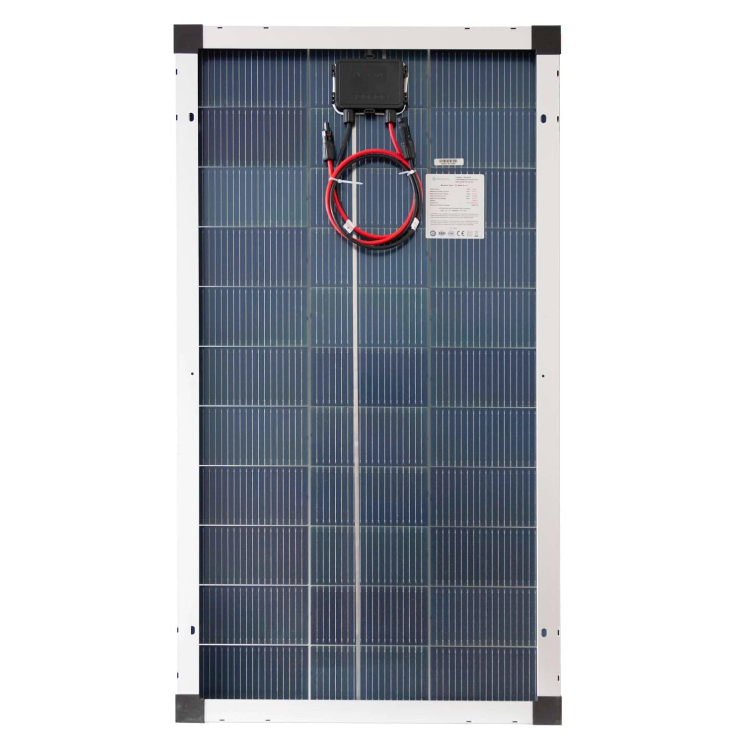 SOLARTRONICS Solarmodul 120 Watt Mono bifazial18 V 18 Busbars Solarpanel Solarzelle
