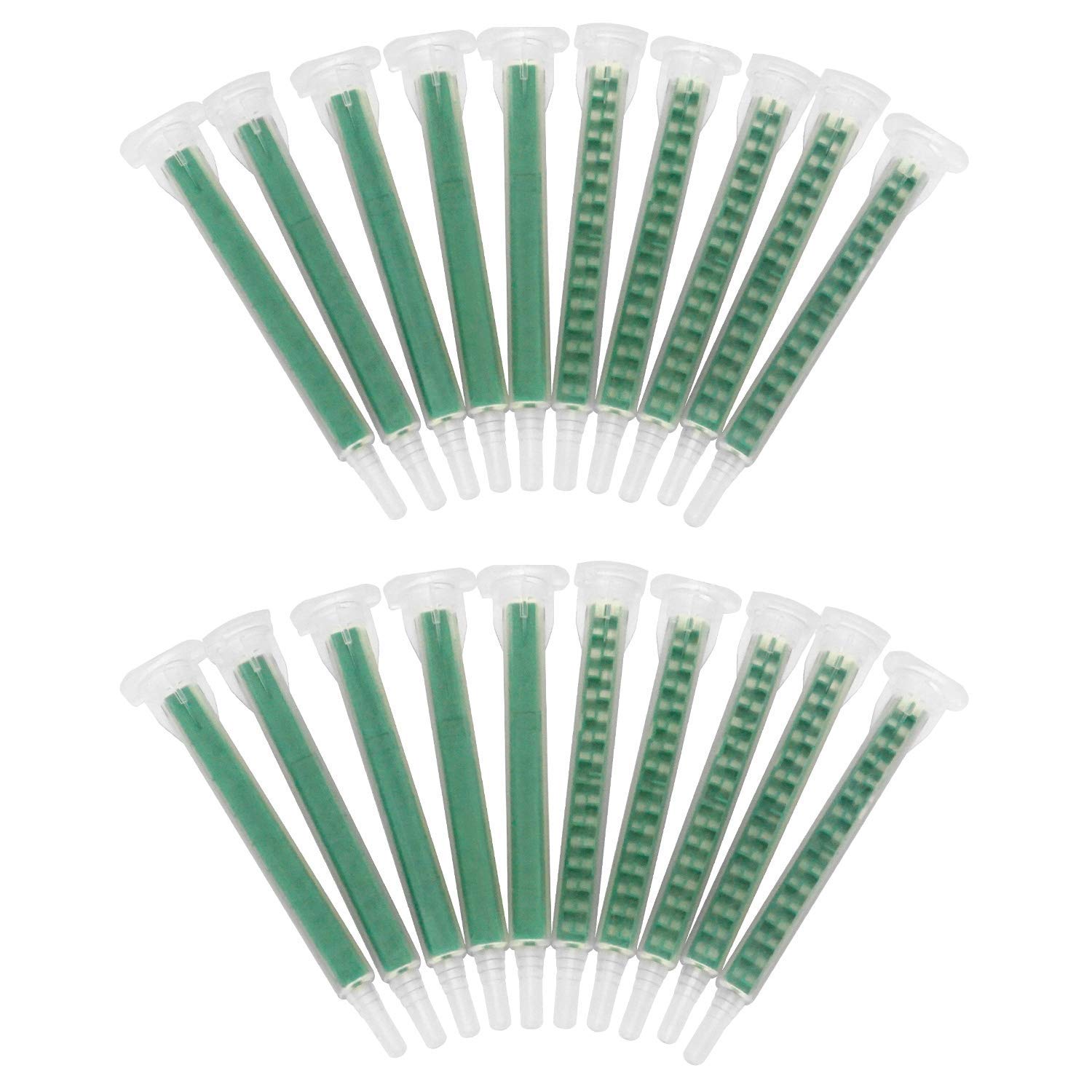 Set 25 Ugelli Per Miscelazione Epossidica Yosugar - Tubi Statici Per Adesivi A Due Componenti (Rapporto 1:1/1:2) - Foto 4