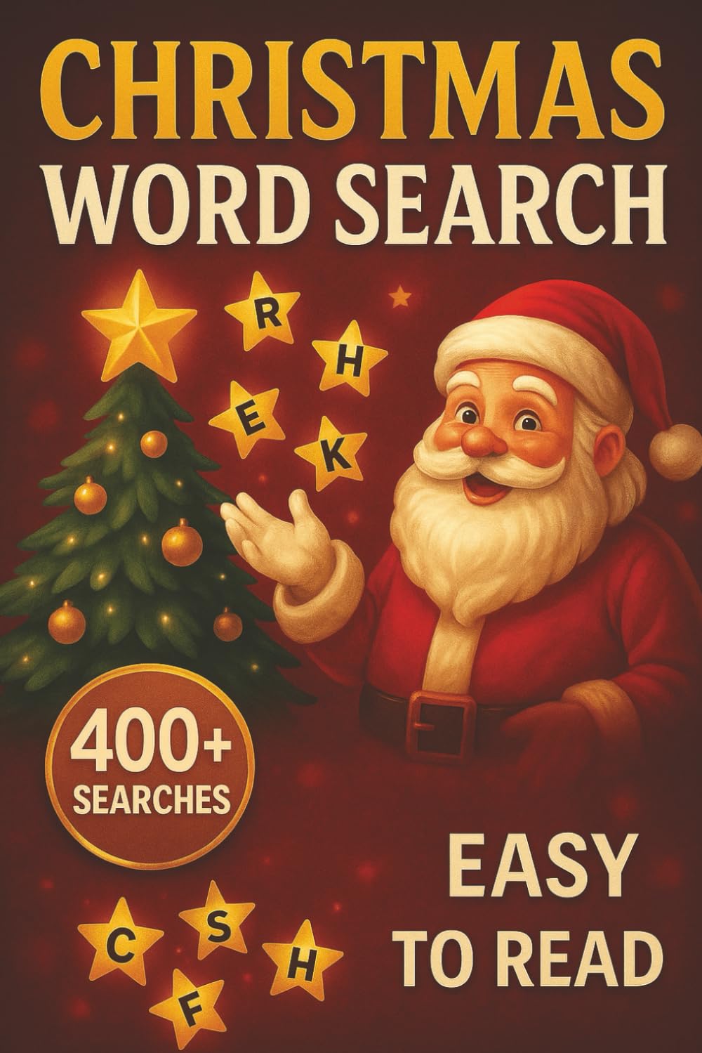 Christmas Word Search: Word Search with Easy to Read Christmas Puzzles for the Whole Family