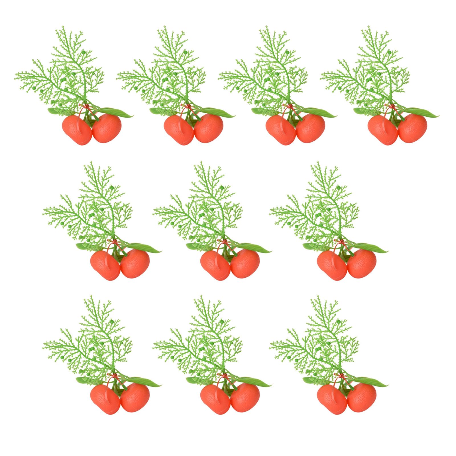 Elnwnnkc 10Pieces Simulation Model with Realistic Artificial Tangerines Model for Display Home Decoration Photography Decorative Oranges