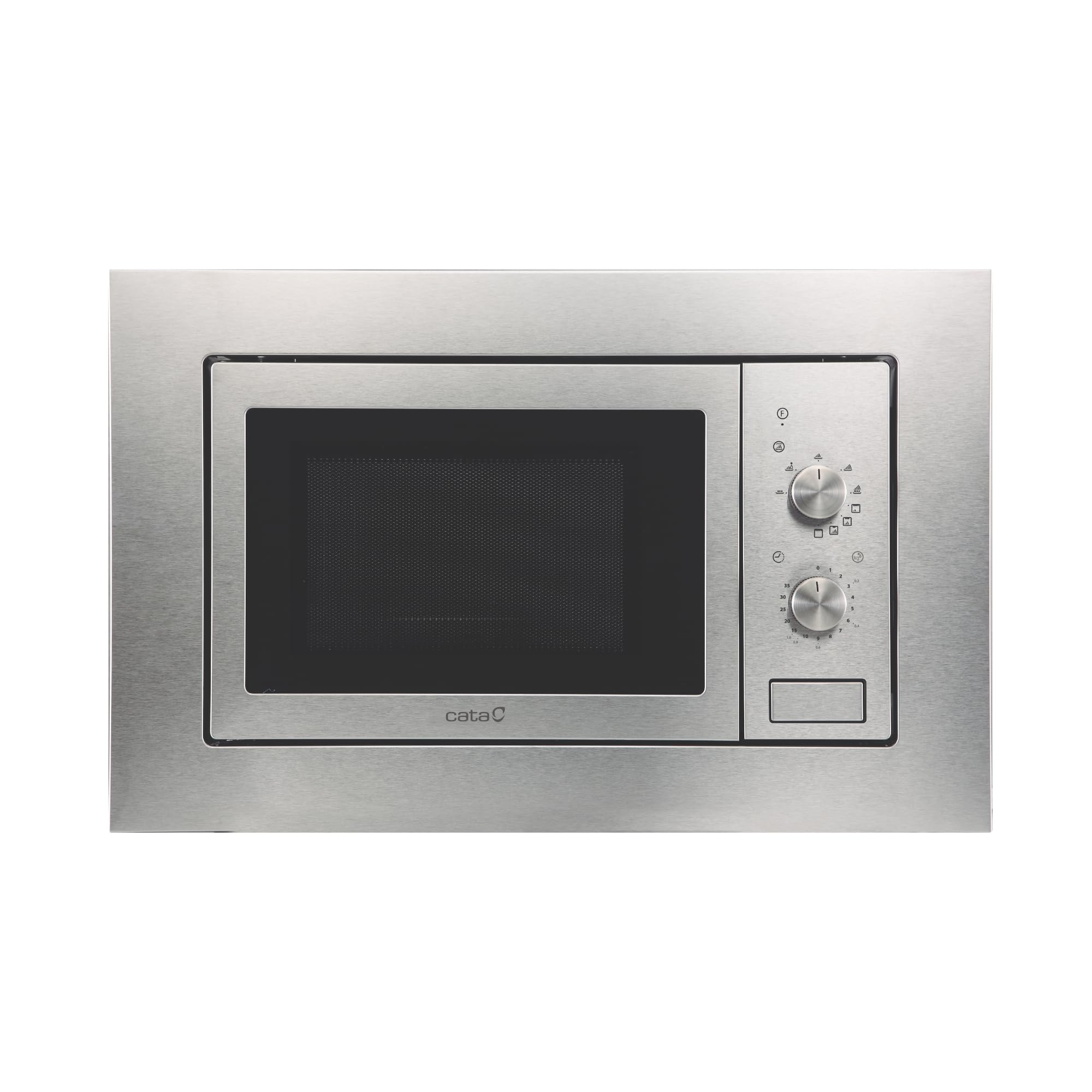 Cata | Microondas de Encastre | Modelo MMA 20 X | 60 cm de Ancho | Capacidad de 20 litros | 5 Niveles de potencia |Con Grill Simultáneo | Fácil Instalación | Medidas Interiores 195 x 280 x 300 mm