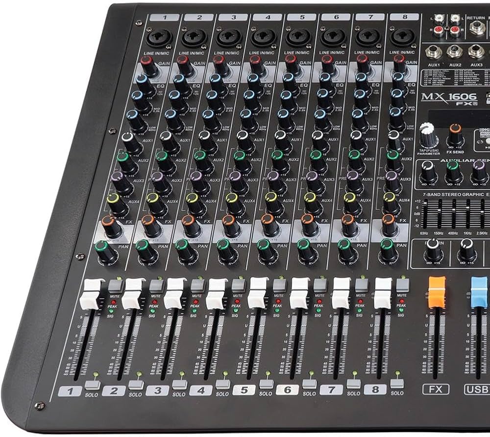masa Mesa de Som Staner MX1606FXR : Amazon.com.br: Eletrônicos
