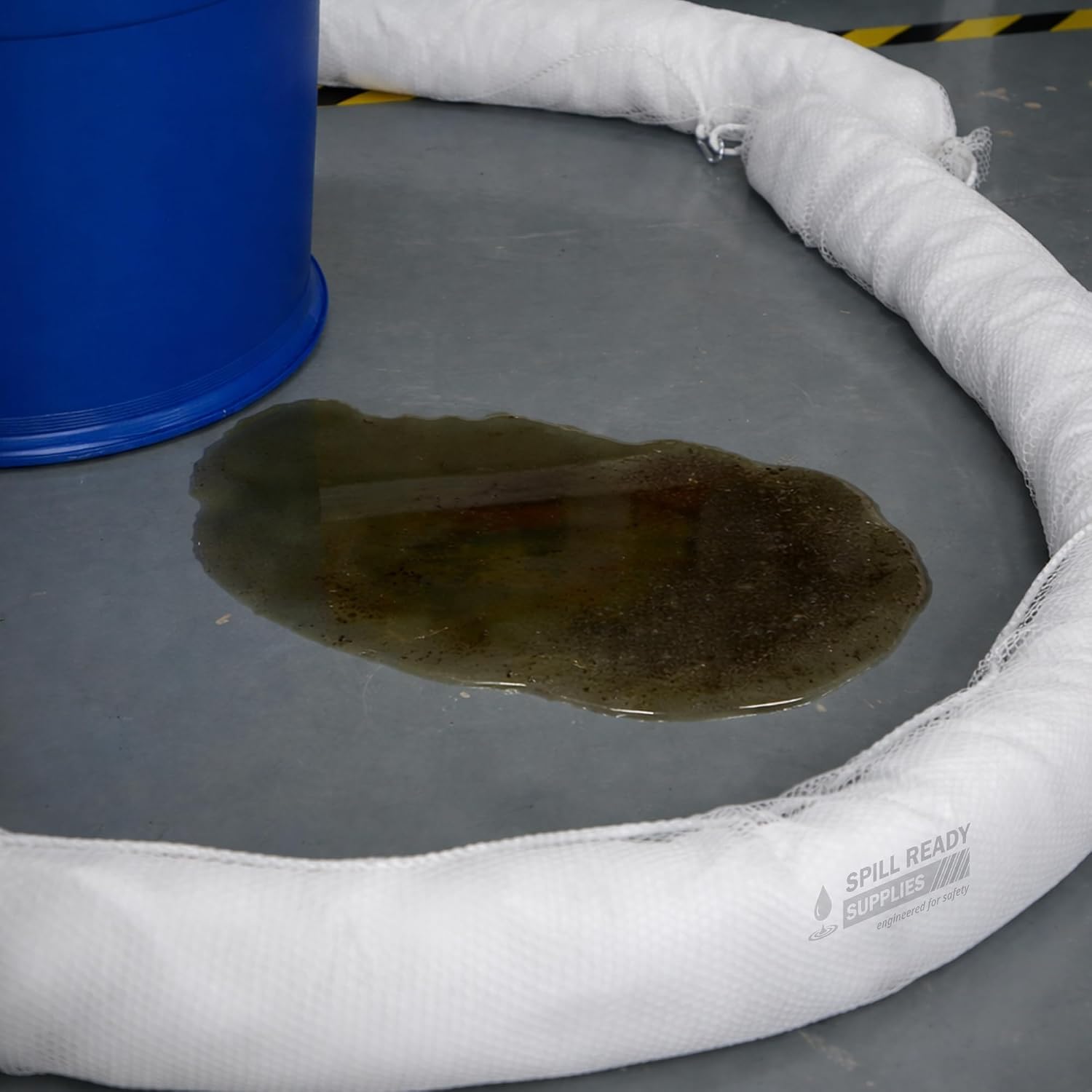 Oil Only Absorbent Boom 5" x 10' (4-Pack) - Hydrophobic Oil Absorbent Boom