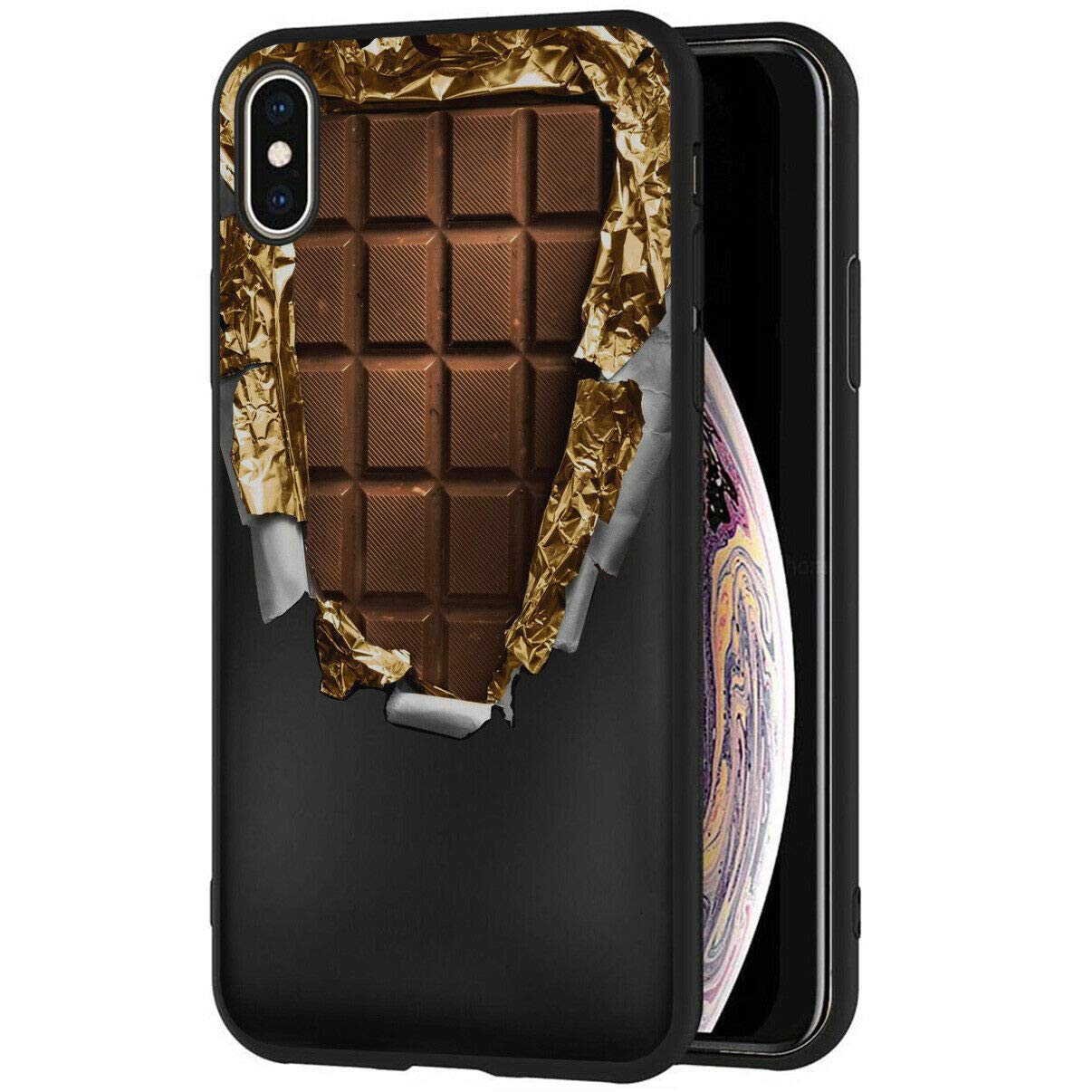 Mixroom Cover Per OPPO A72: Custodia Silicone TPU Con Fantasia Patatine Che Fanno La Doccia