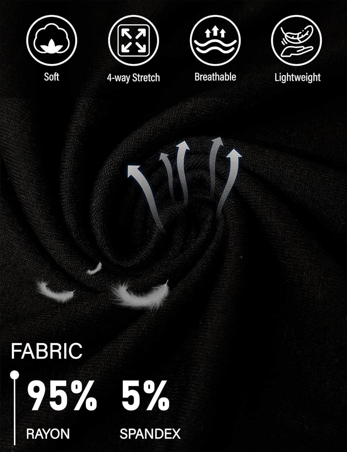 FOREYOND Plus Size Capri Pants for Women Loose Fit Yoga Pants Wide Leg Drawstring Sweat Pants Active Casual with Pockets - Image 4