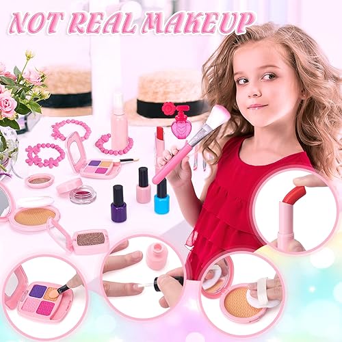 Miniatura 3 de Maquillaje de simulación para niños pequeños, kit de maquillaje para niñas, kit de maquillaje para niñas pequeñas, kit de maquillaje para niñas