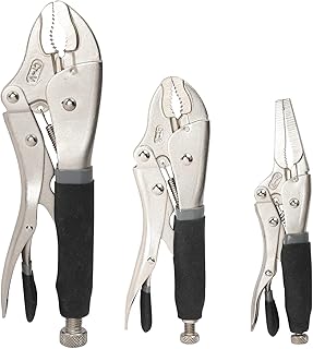 Amazon Basics 3-piece Locking Plier Set