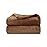 NANPIPER Baby Blankets, Super Soft Fleece Fuzzy Blanket for Toddler, Luxury Cozy Lightweight Microfiber Plush Blanket-Throw Size 30x40,Coffee Brown Small