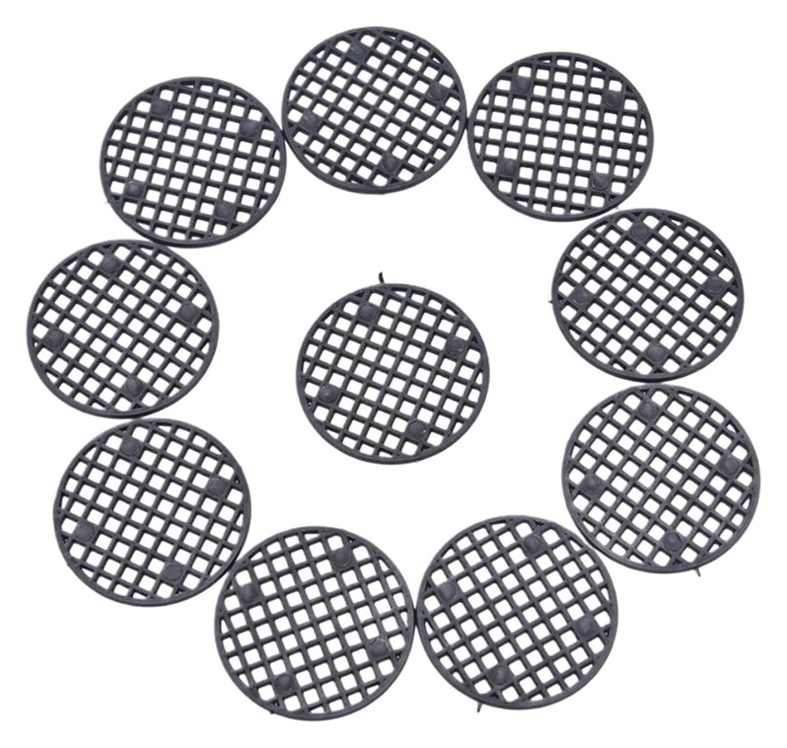 QCKNKMGG Gardening Flower Pot Hole Mesh Mat, Pot Grid or Breathable Leakproof Bonsai Pads Drainage Various Sizes Gardening(4.5cm)