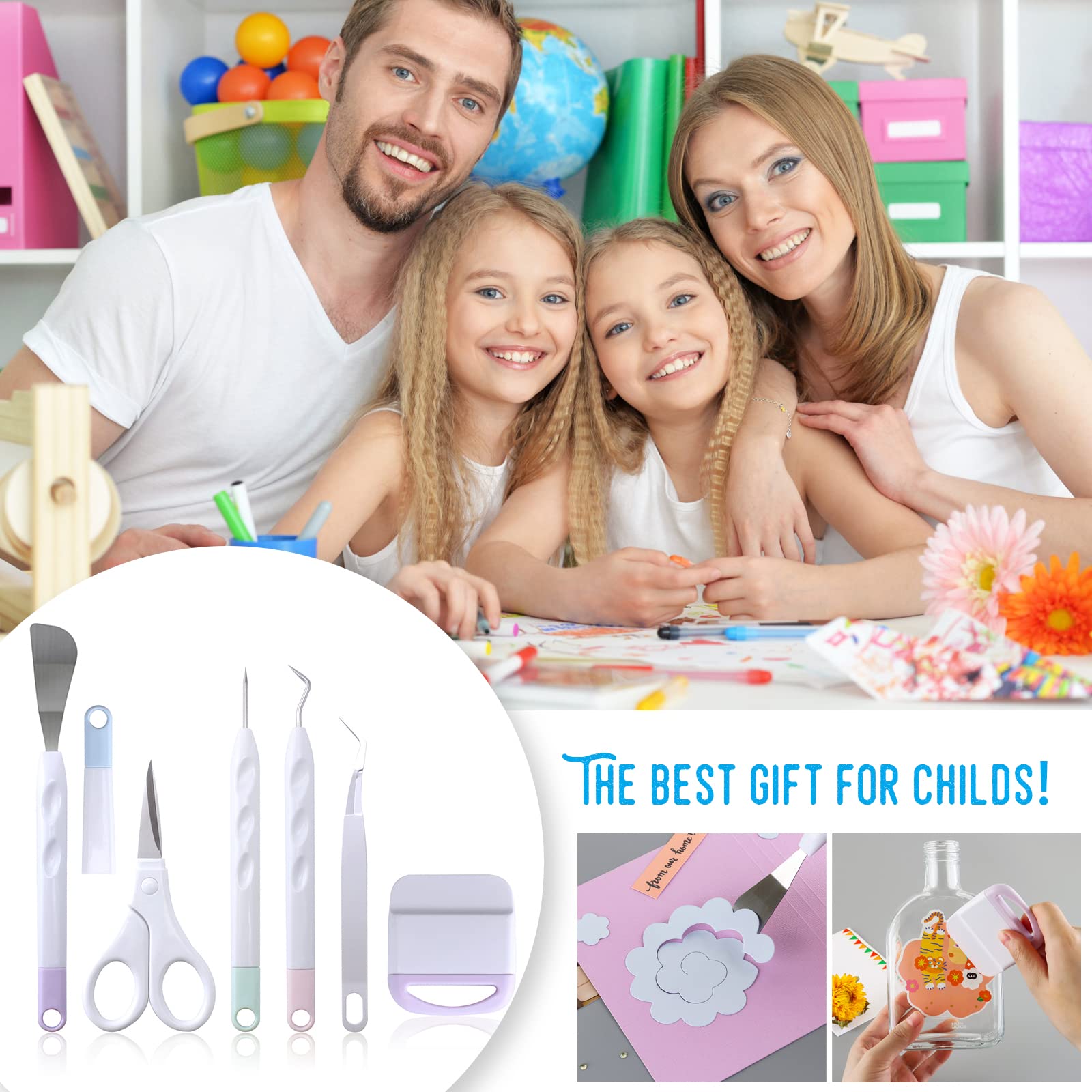 12-teiliges Präzisions Bastelwerkzeug Set - Ideal Für Plotter, Vinyl & DIY Projekte