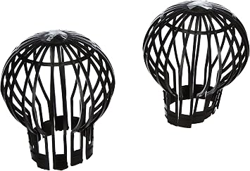 Down Pipe Gutter Guard Filter Downpipe Stops Leafs Drains Blocking Balloon Mo...
