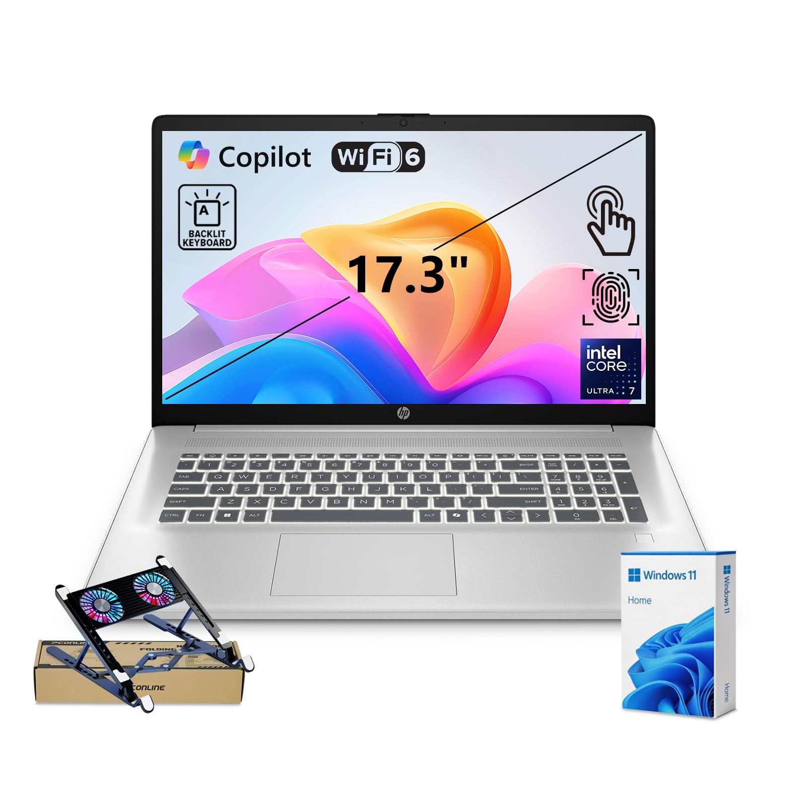Amazon.com: HP Business Copilot AI Laptop PC, 17.3