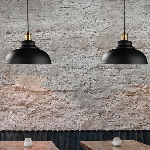 Miniatura 2 de SSBHDM Lámpara colgante de metal en forma de sombrero creativo,E27 Tornillo araña de una sola cabeza,Lámpara colgante de estilo industrial