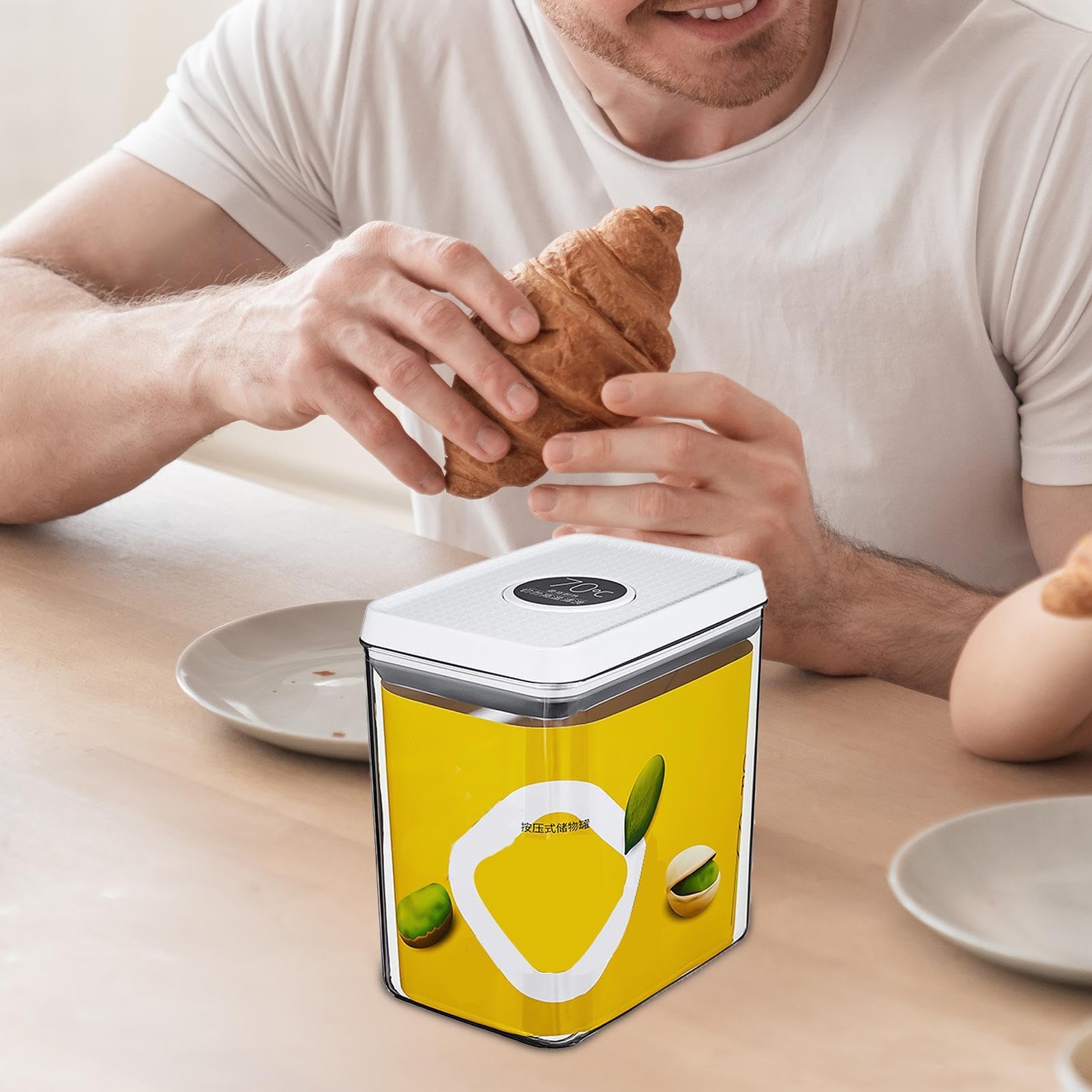 750Ml Vacuüm Container Voedsel Saver Opslag Vierka